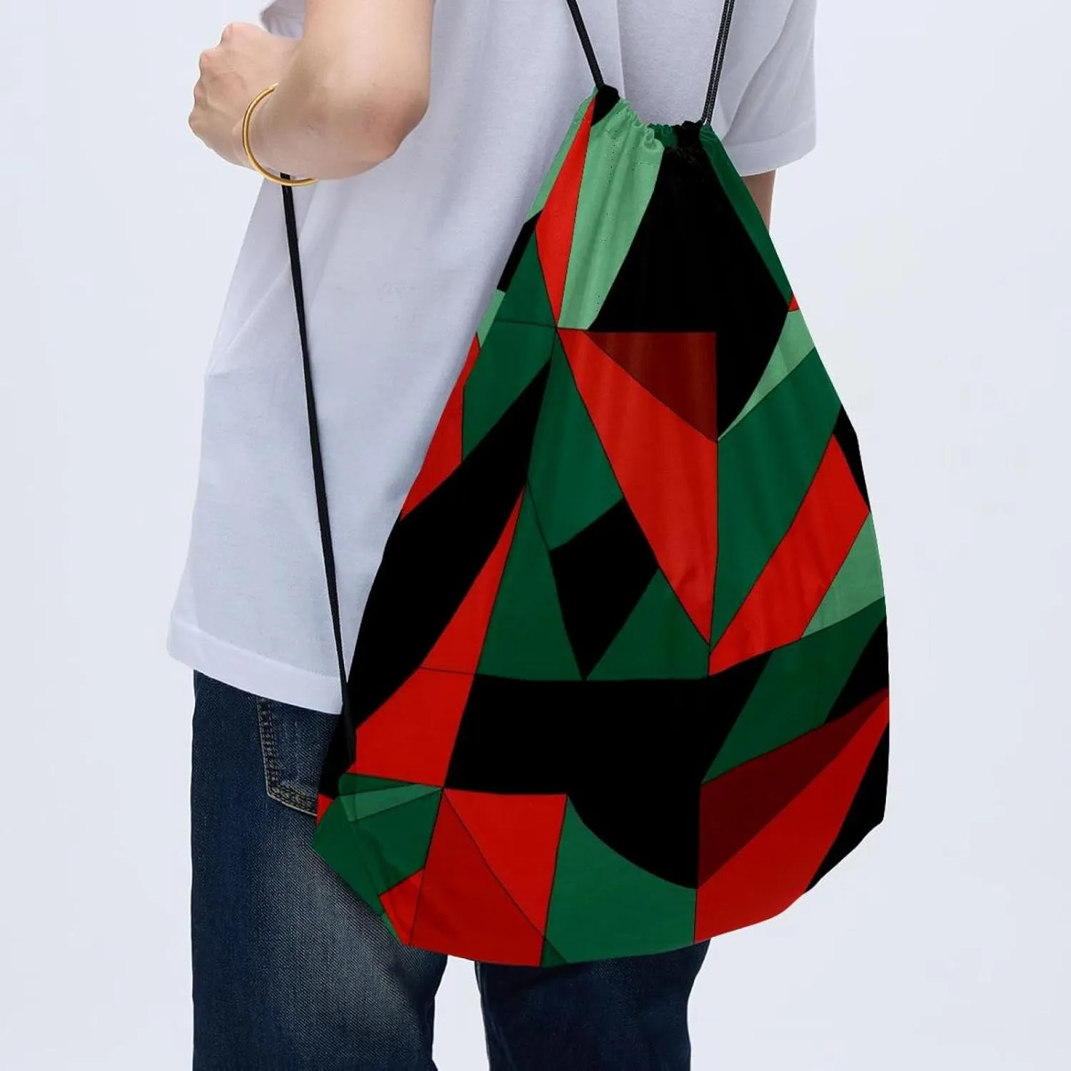2 Pieces Drawstring Backpacks, Palestine Draw String Back Bag Drawstring Bags for Sports, Gym, Travel, Swimming, Beach