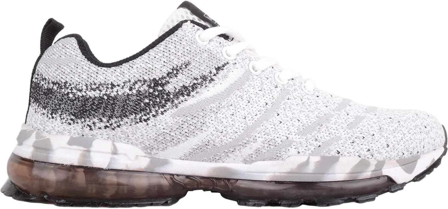 ABSOLUTE FOOTWEAR Mens Lace Up Lightweight Breathable Mesh Sports Trainers Sneakers
