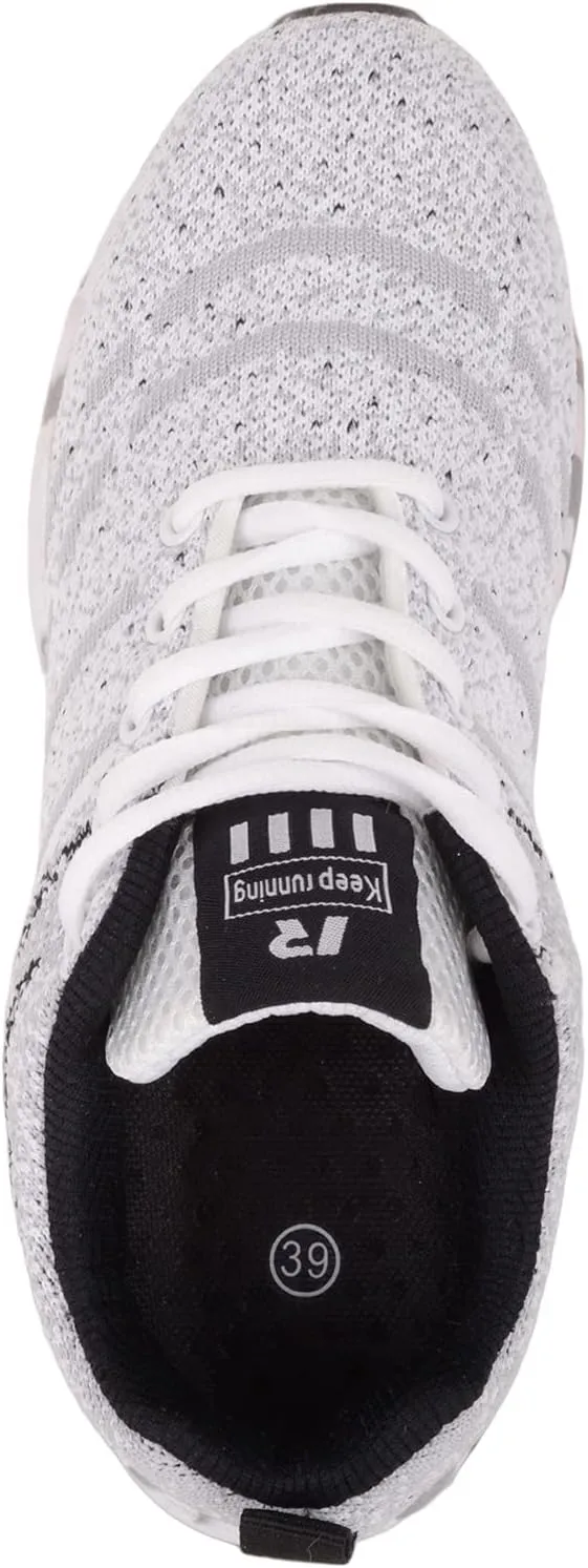 ABSOLUTE FOOTWEAR Mens Lace Up Lightweight Breathable Mesh Sports Trainers Sneakers