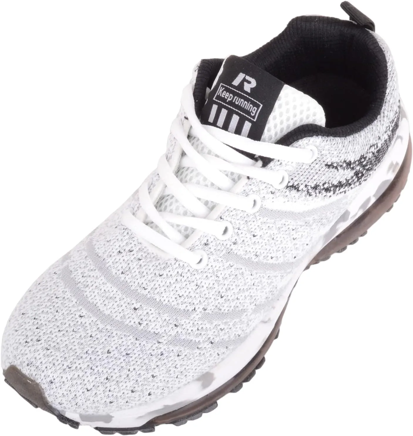 ABSOLUTE FOOTWEAR Mens Lace Up Lightweight Breathable Mesh Sports Trainers Sneakers