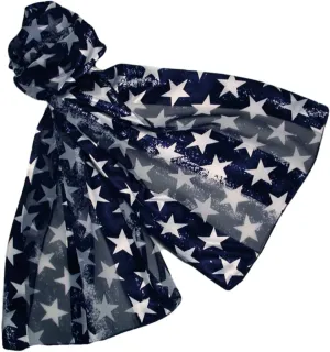 American Flag Independence Day 4th of July Long Lightweight Patriotic Scarf