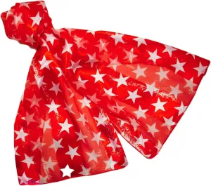 American Flag Independence Day 4th of July Long Lightweight Patriotic Scarf