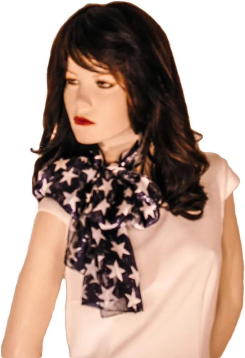 American Flag Independence Day 4th of July Long Lightweight Patriotic Scarf