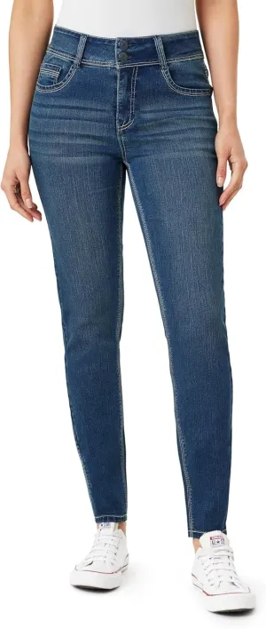 Angels Forever Young Women's Curvy Skinny Jeans