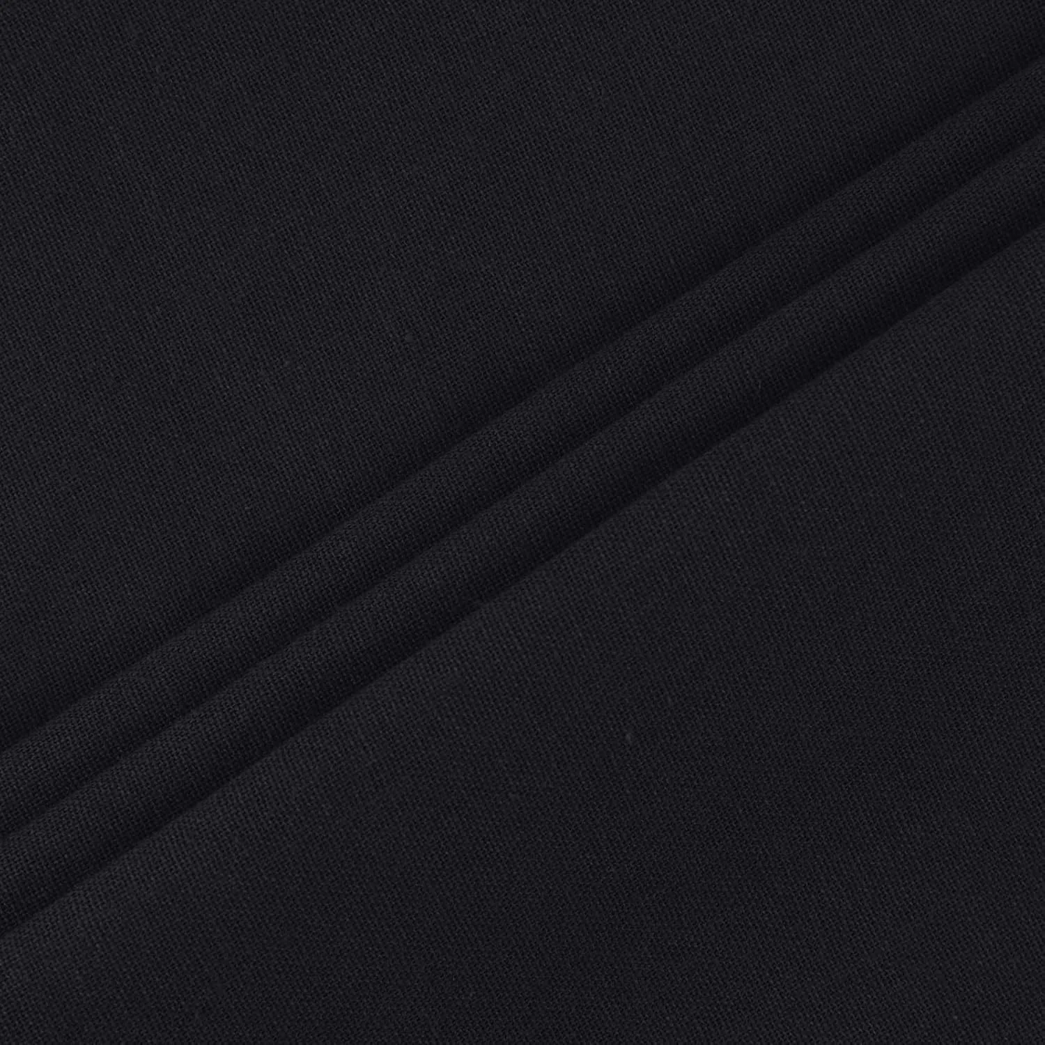 Casual Cotton Linen Dress for Women Summer V Neck Lace Trim Half Sleeve Solid Loose Midi Dress