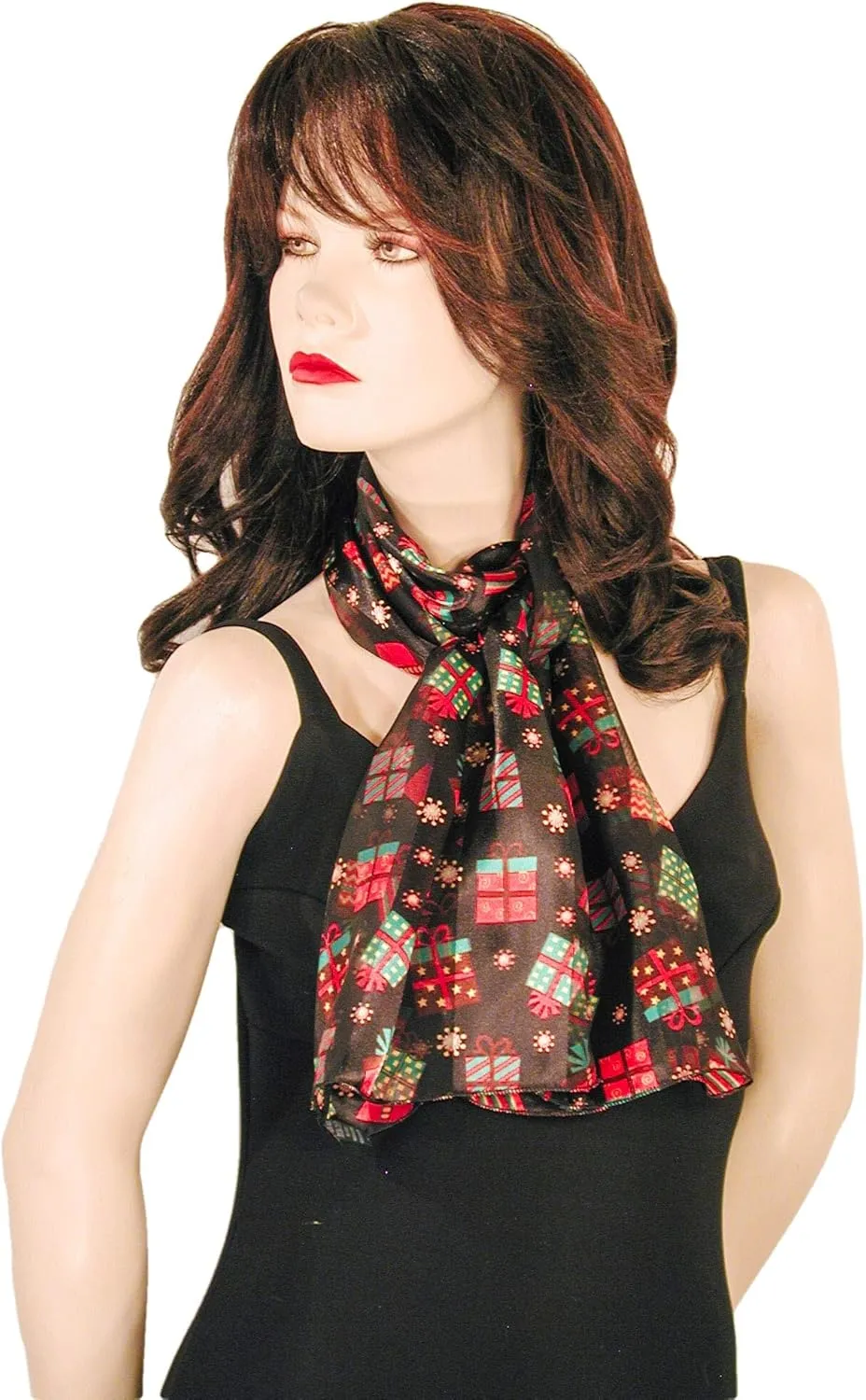 Colorful Gift Boxes Christmas Holiday Scarves with Gift Box Option