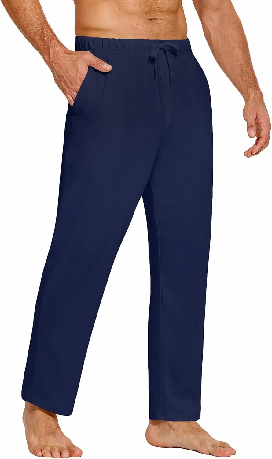 COOFANDY Mens Yoga Sweatpants Casual Open Bottom Pants Lightweight Jogger Track Pants with Pockets