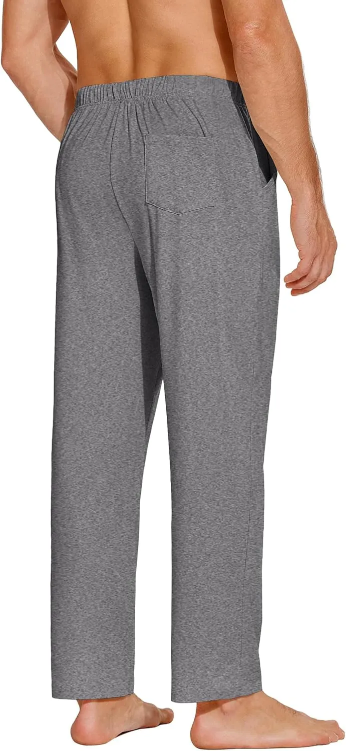 COOFANDY Mens Yoga Sweatpants Casual Open Bottom Pants Lightweight Jogger Track Pants with Pockets