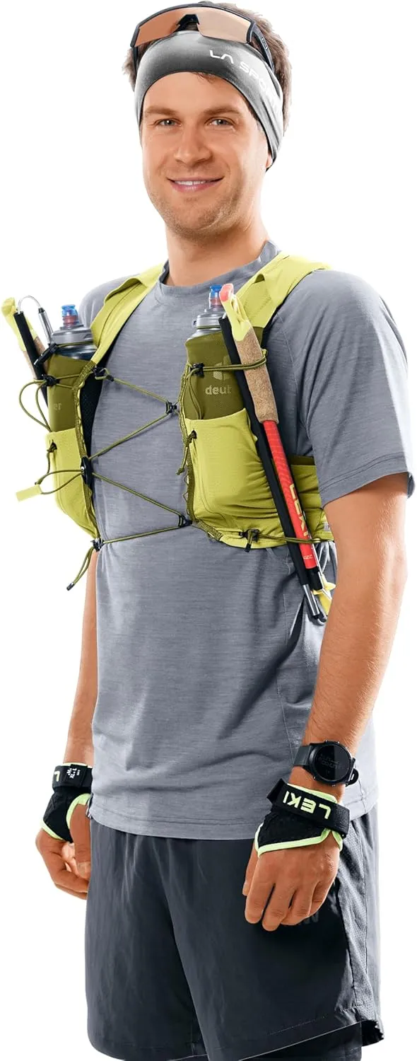 Deuter, Traick Hiking Backpack 5M Breathable Elastic Fabric Hydration System, Yellow