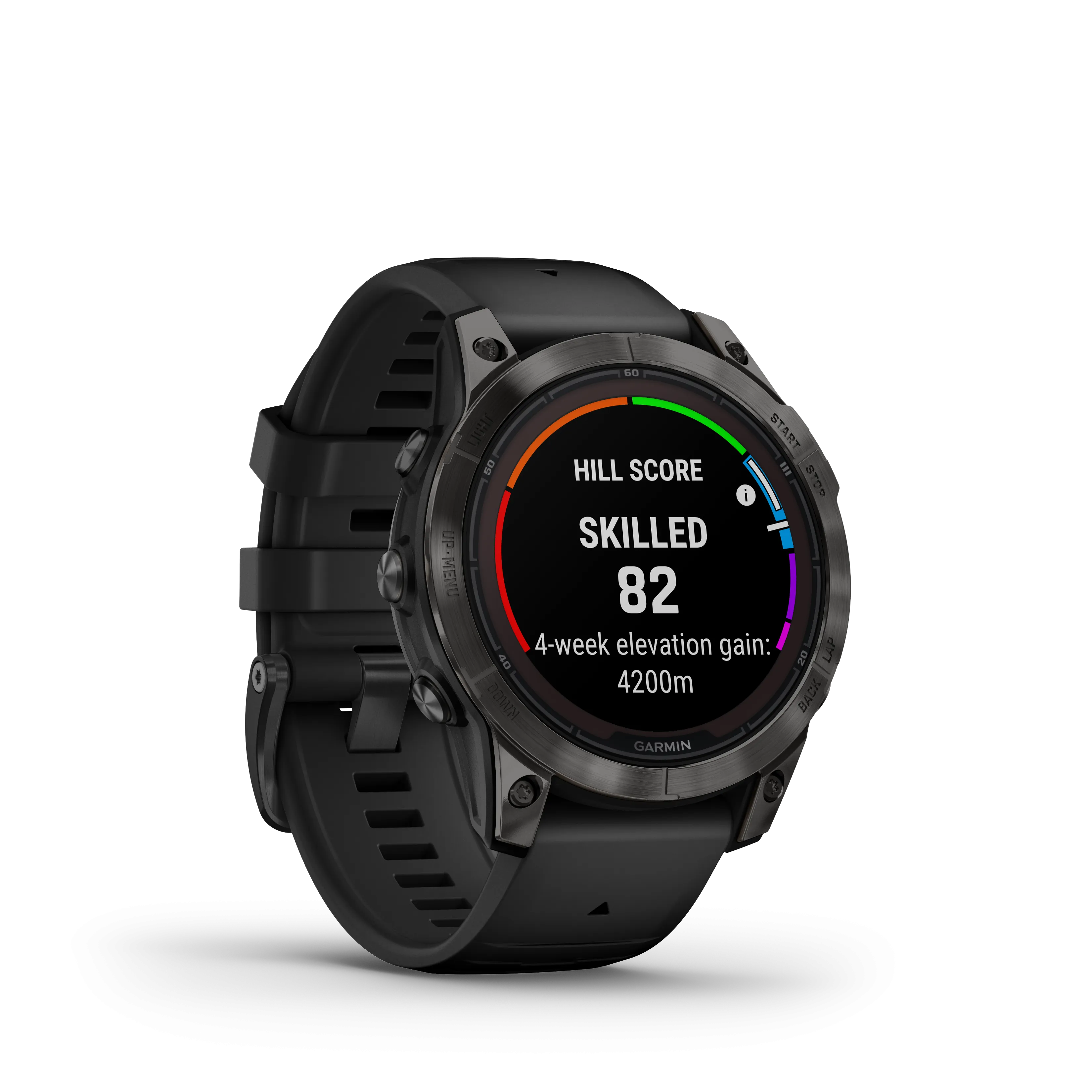 Fenix 7 Pro, 47mm, Sapphire Solar Edition - Carbon Grey DLC Titanium With Black Band - 010-02777-11