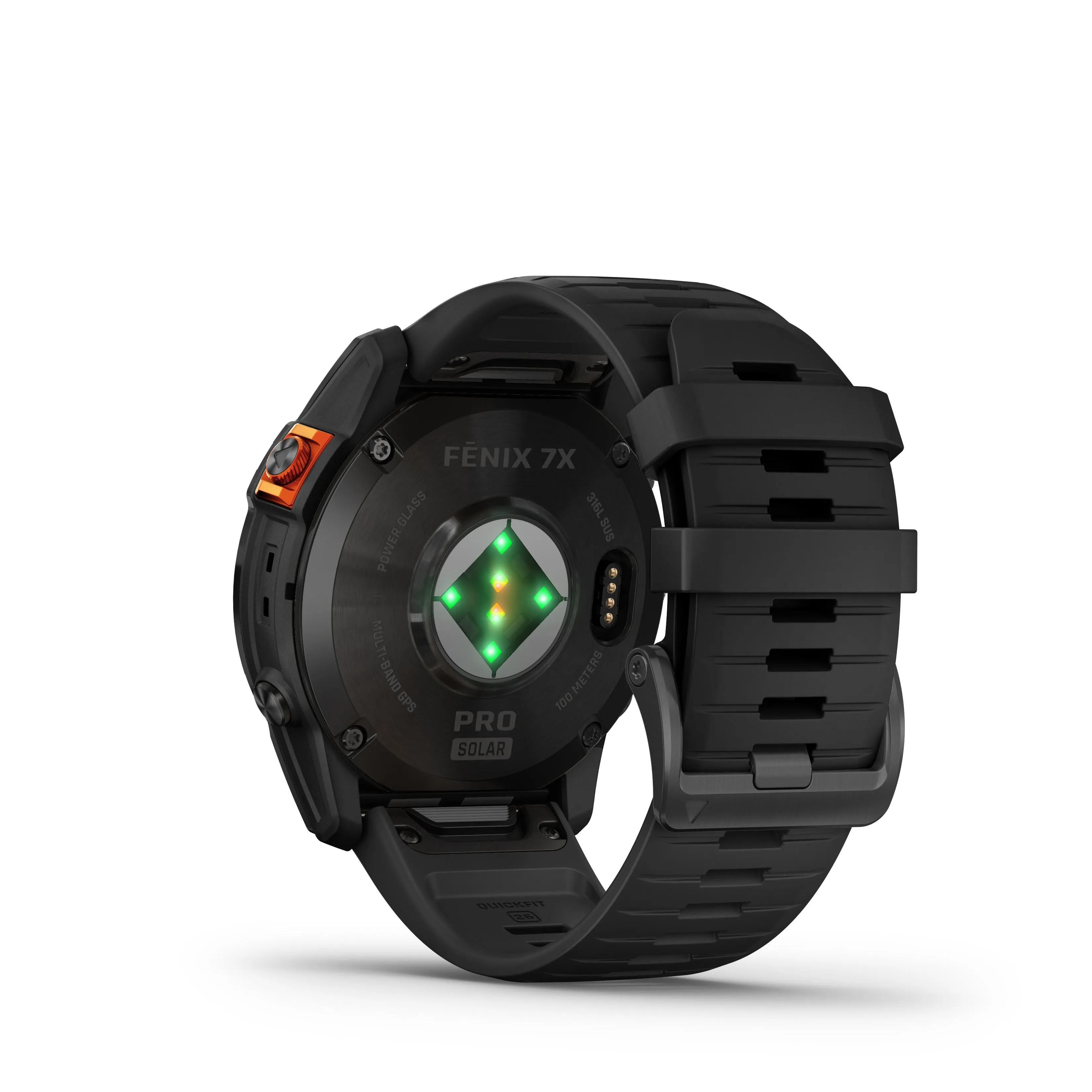 Fenix 7X Pro, 51mm, Sapphire Solar Edition - Carbon Grey DLC Titanium with Black Band - 010-02778-11