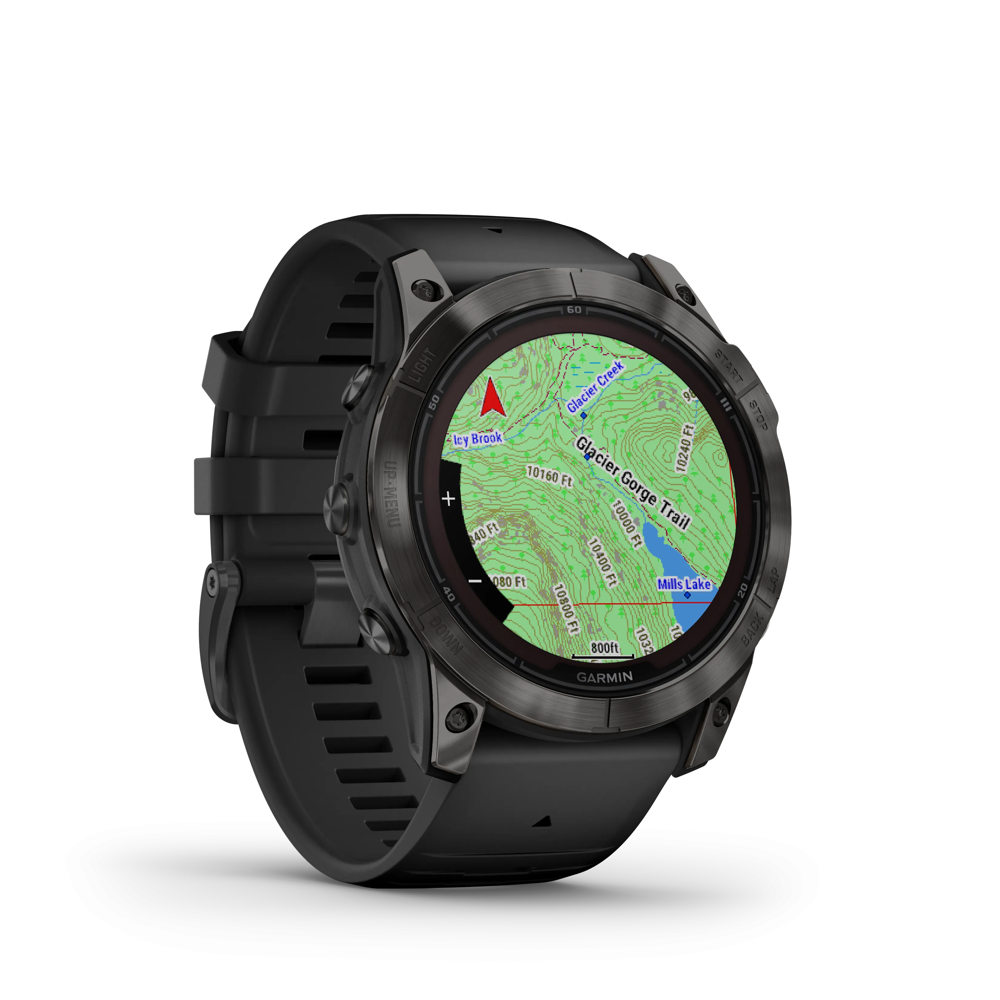 Fenix 7X Pro, 51mm, Sapphire Solar Edition - Carbon Grey DLC Titanium with Black Band - 010-02778-11