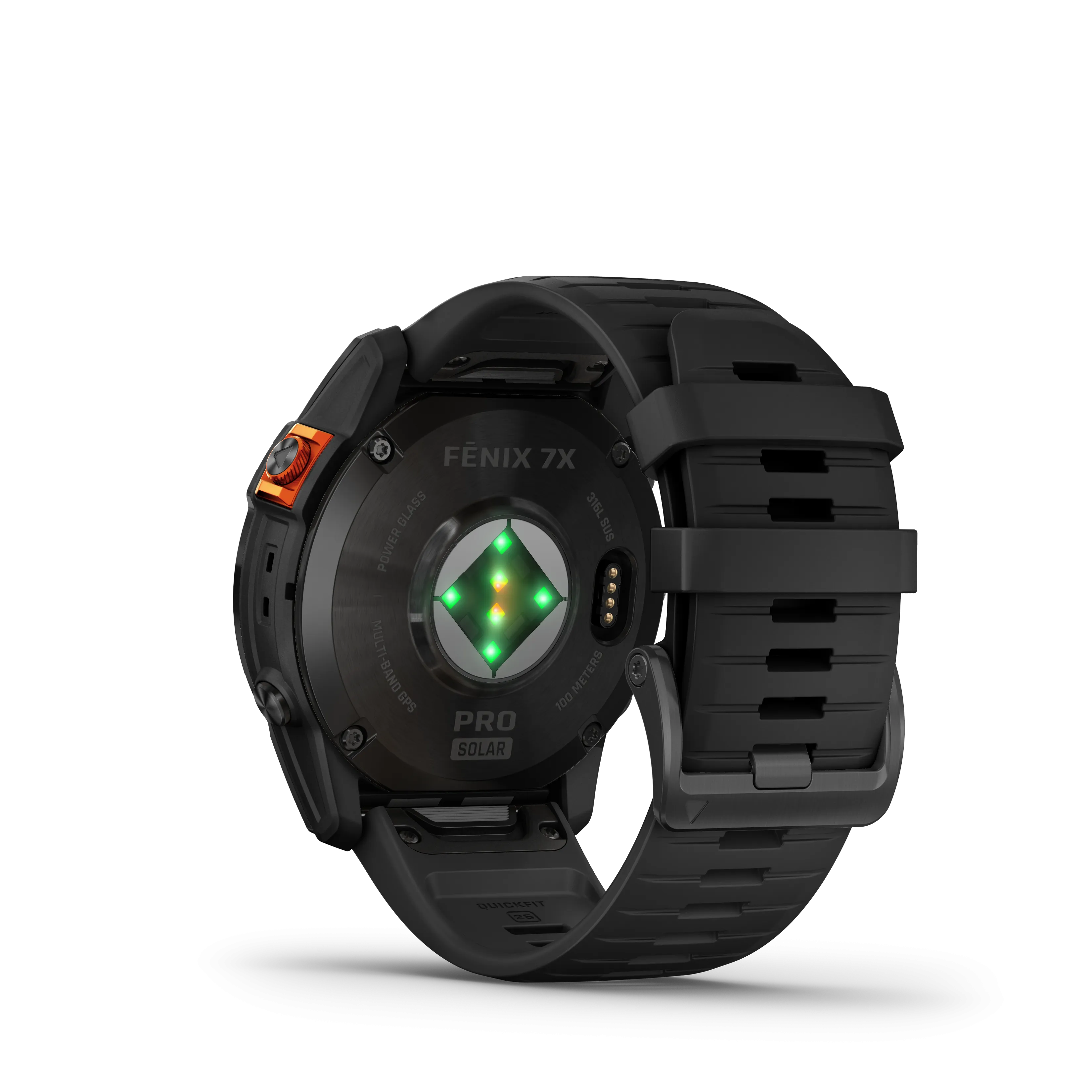 Fenix 7X Pro, 51mm, Sapphire Solar Edition - Carbon Grey DLC Titanium with Black Band - 010-02778-11