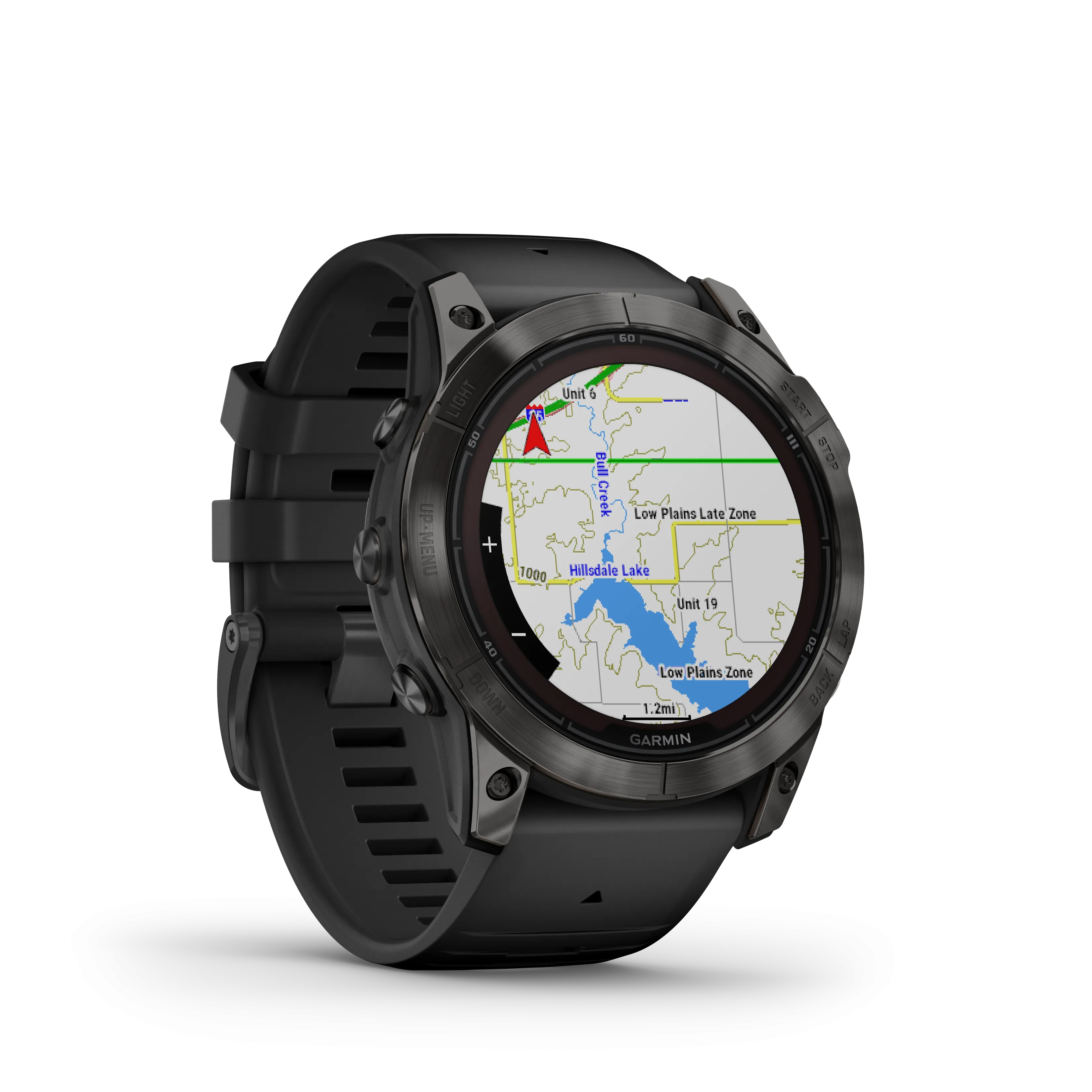 Fenix 7X Pro, 51mm, Sapphire Solar Edition - Carbon Grey DLC Titanium with Black Band - 010-02778-11