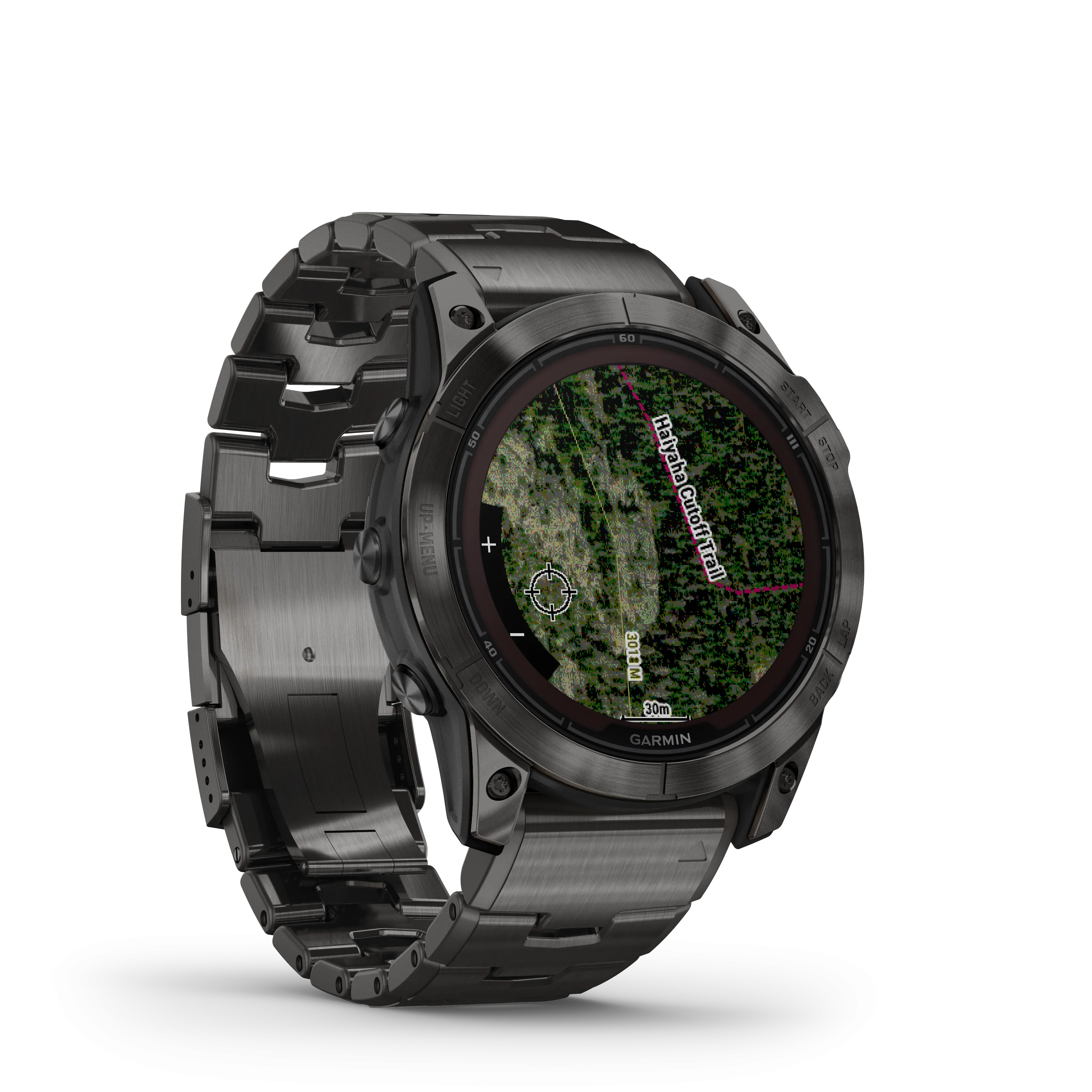 Fenix 7X Pro, Sapphire Solar Edition, 51mm - Carbon Grey DLC Titanium with Vented Titanium Bracelet - 010-02778-30