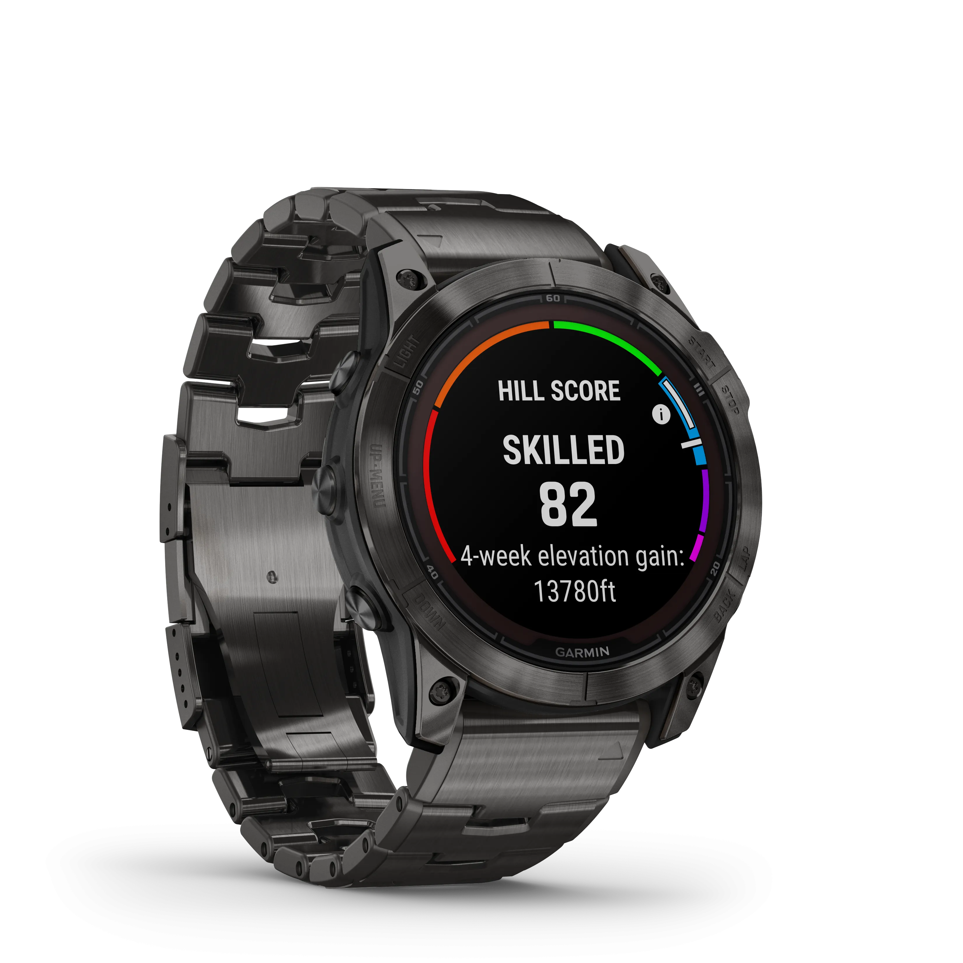 Fenix 7X Pro, Sapphire Solar Edition, 51mm - Carbon Grey DLC Titanium with Vented Titanium Bracelet - 010-02778-30