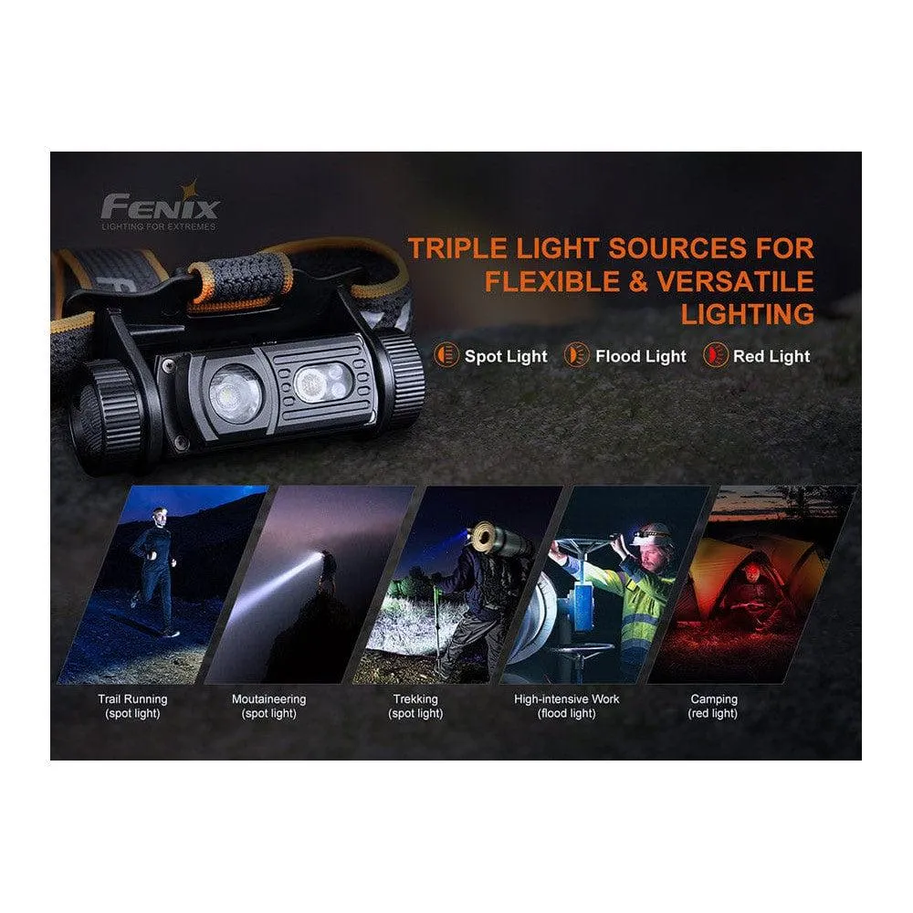 Fenix HM60R Outdoor LED Headlamp - 1200 Lumens