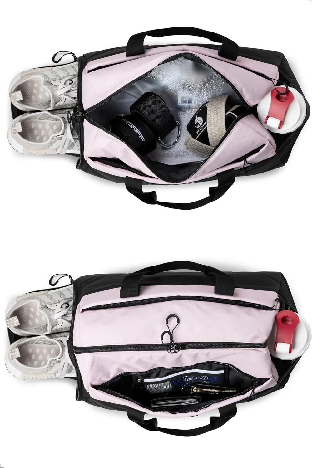 Fitgriff Gym Bag V2 for Men and Women with Shoe & Wet Compartment - Duffle Bag for Travel, Sports, Fitness and Workout