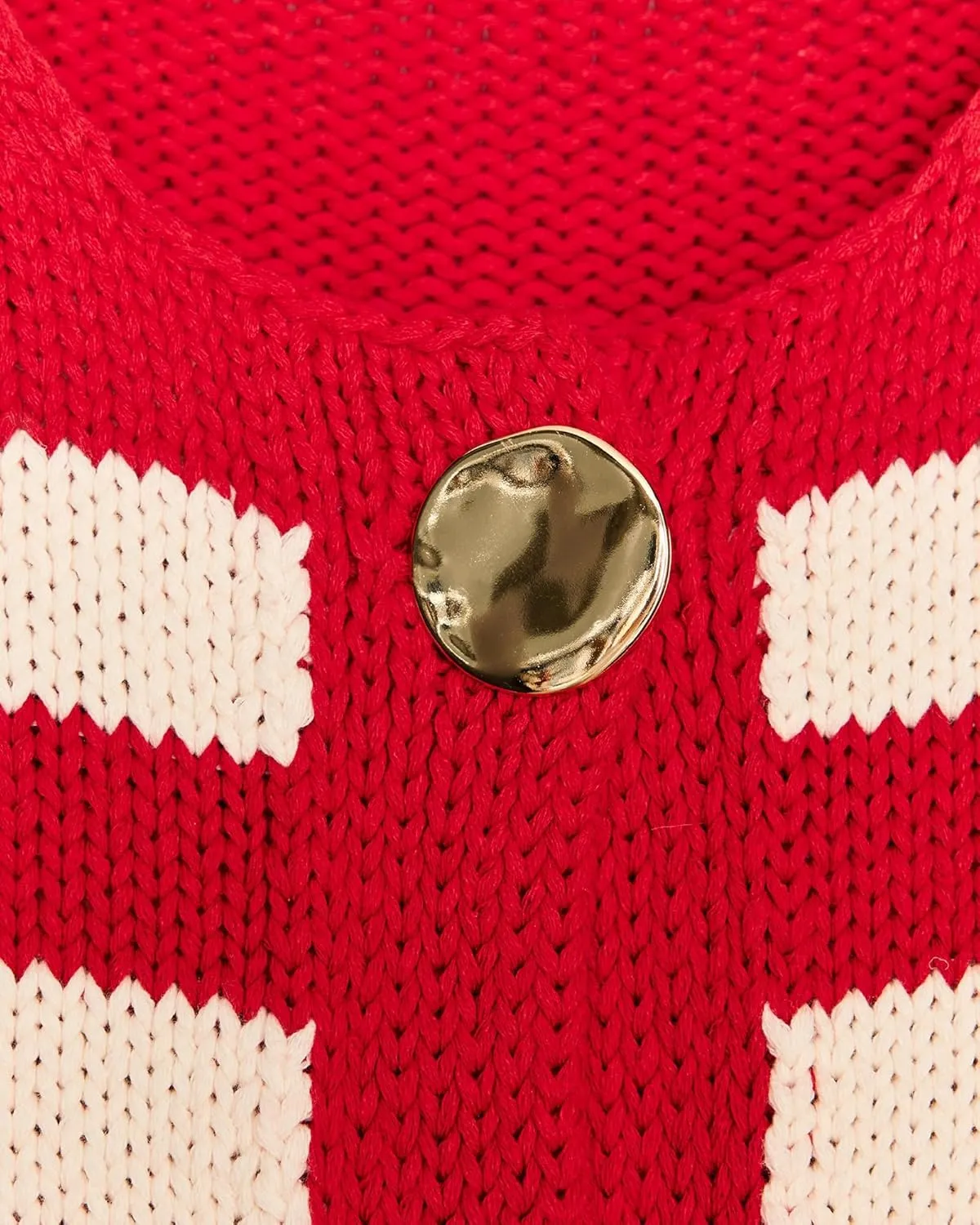 Gacaky Sweater Vest for Women Cropped Soft Knit Cardigan Casual Button Down Striped Sweater Vest Outfits Trendy Clothes