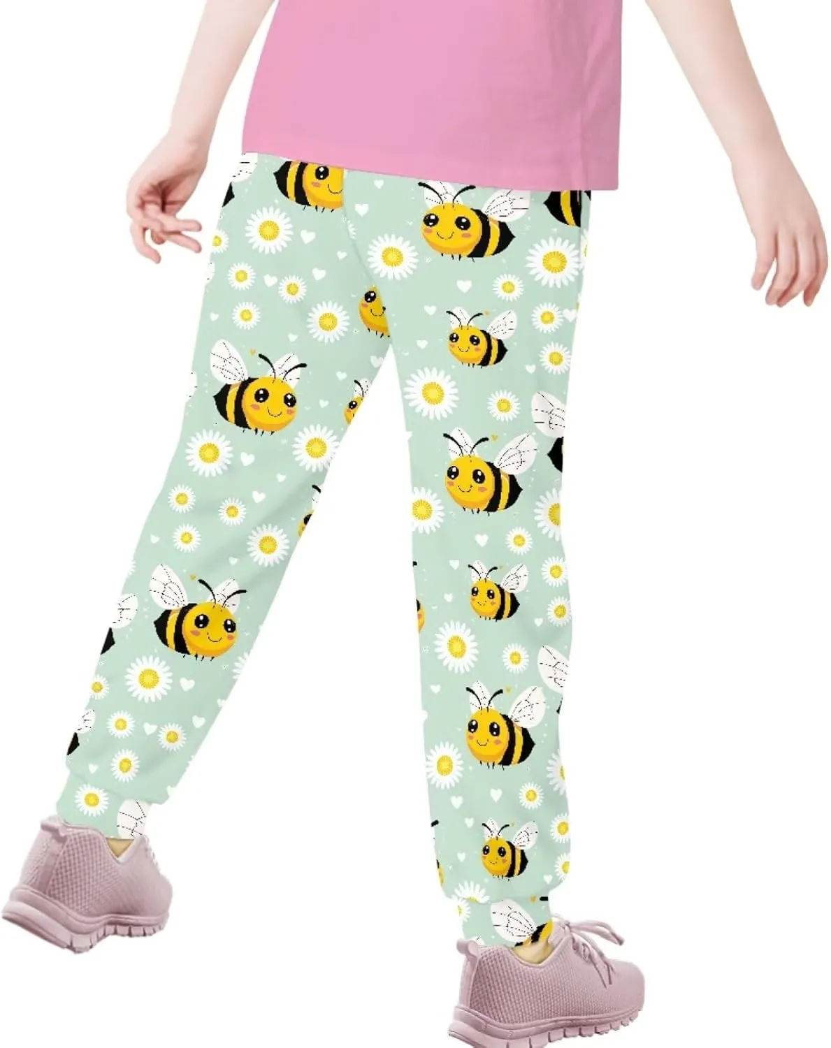 Girls Active Jogger Sweatpants Novelty Casual Boys Athletic Pants