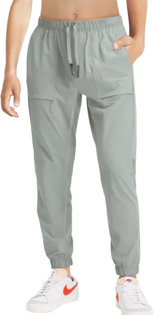 Haloumoning Boys Lightweight Sweatpants Quick Dry Traning Track Pants Joggers for Kids with Pockets 5-14 Yeras