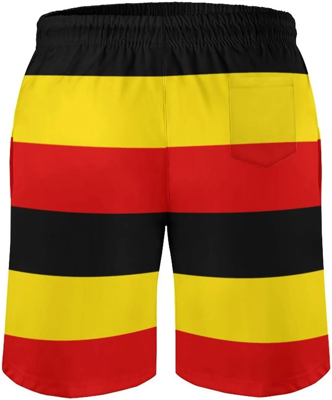 Jamaica Flag Mens Shorts Casual Classic Fit Workout Beach Shorts Quick Dry with Elastic Waist and Pockets