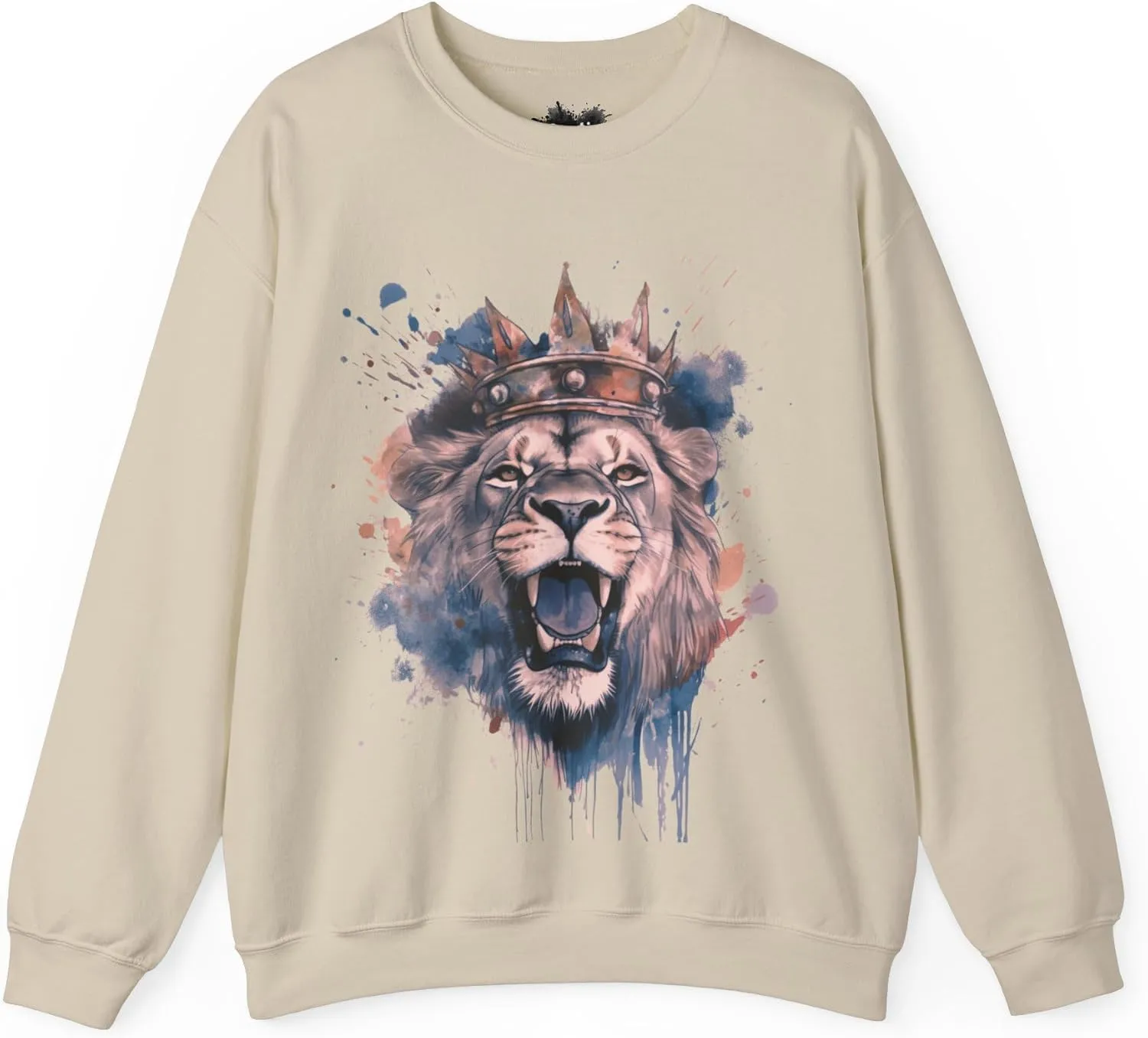 Lion Sweatshirt, Boyfriend Gift, Crewneck, Matching Sneaker Shirt, Dad Birthday, Unisex Jumper, Heavy Blend, Gift for Him