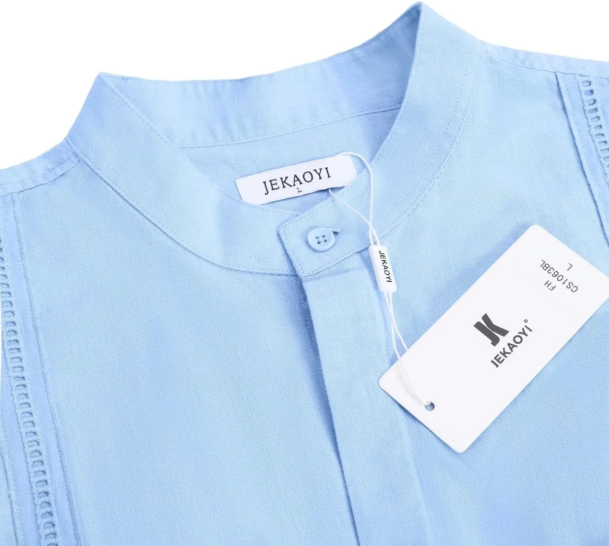 Mens Casual Linen Button Down Short Sleeve Shirts Beach Summer Spread Collar Pocket Tops