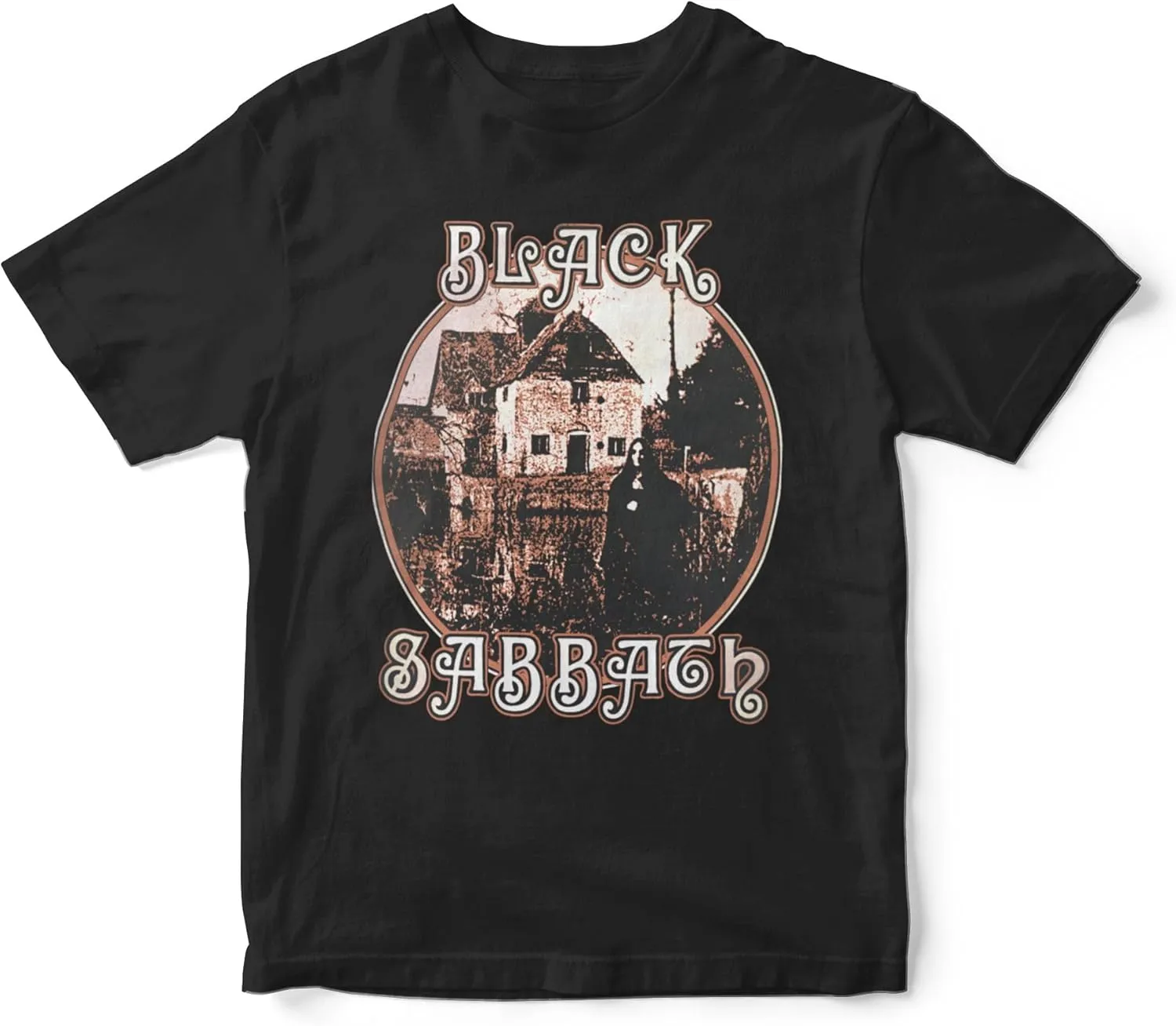 Mens T-Shirts Short Sleeve Fashion Tee Crewneck Top Clothing Black