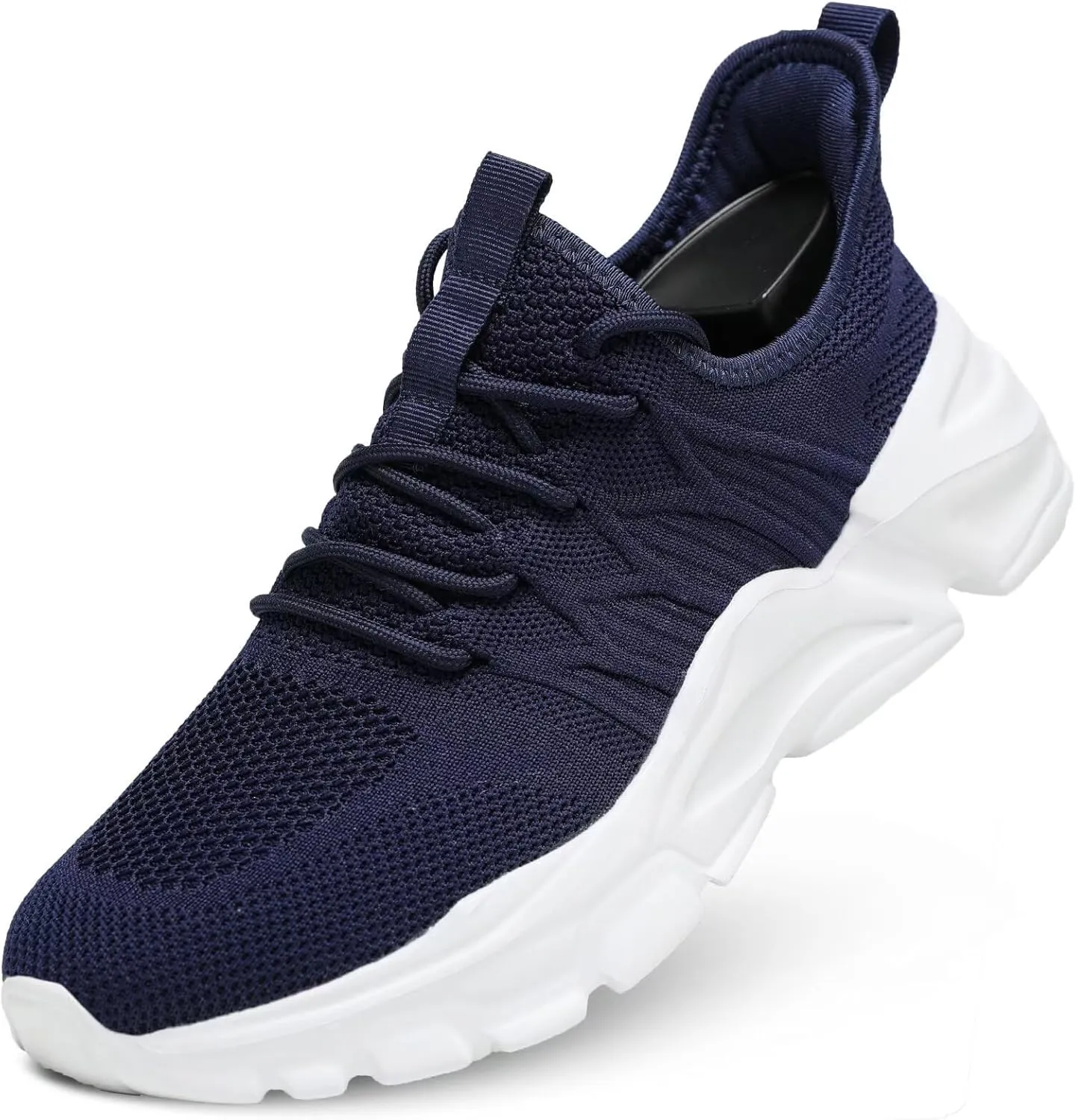 Mens Walking Shoes Running Tennis Sneakers Mesh Lightweight Breathable Trainers Casual Comfortable Soft Sole Work Gym