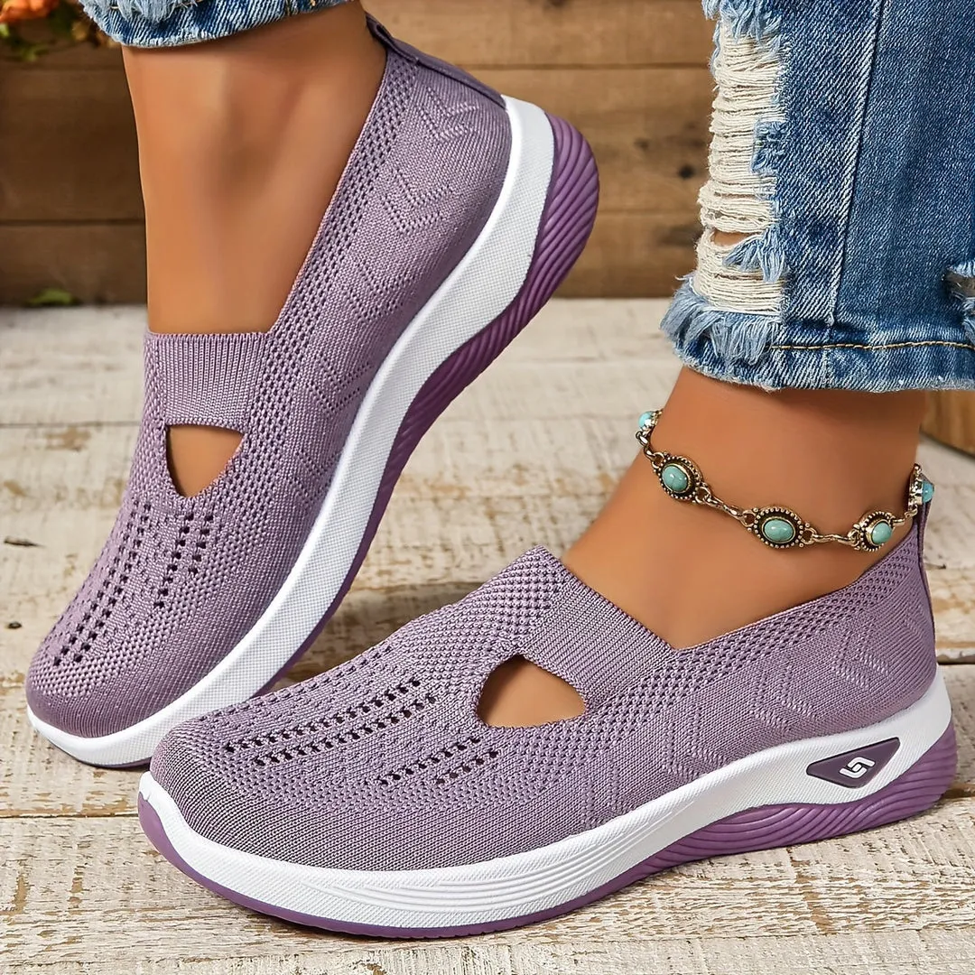 Molly | Womens Slip-On Knit Sneakers