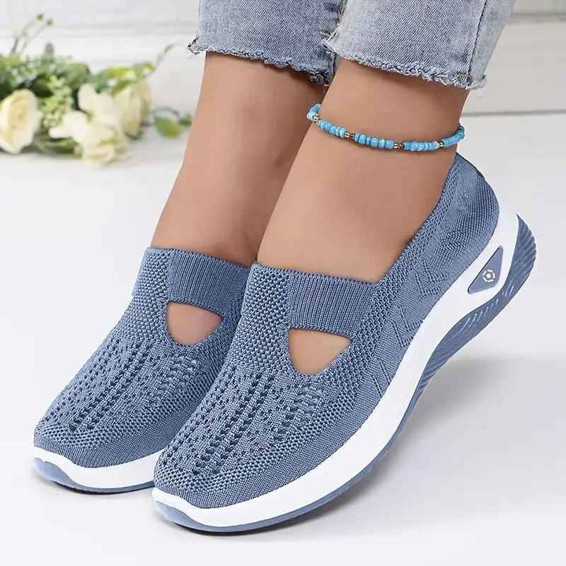 Molly | Womens Slip-On Knit Sneakers