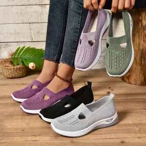 Molly | Womens Slip-On Knit Sneakers