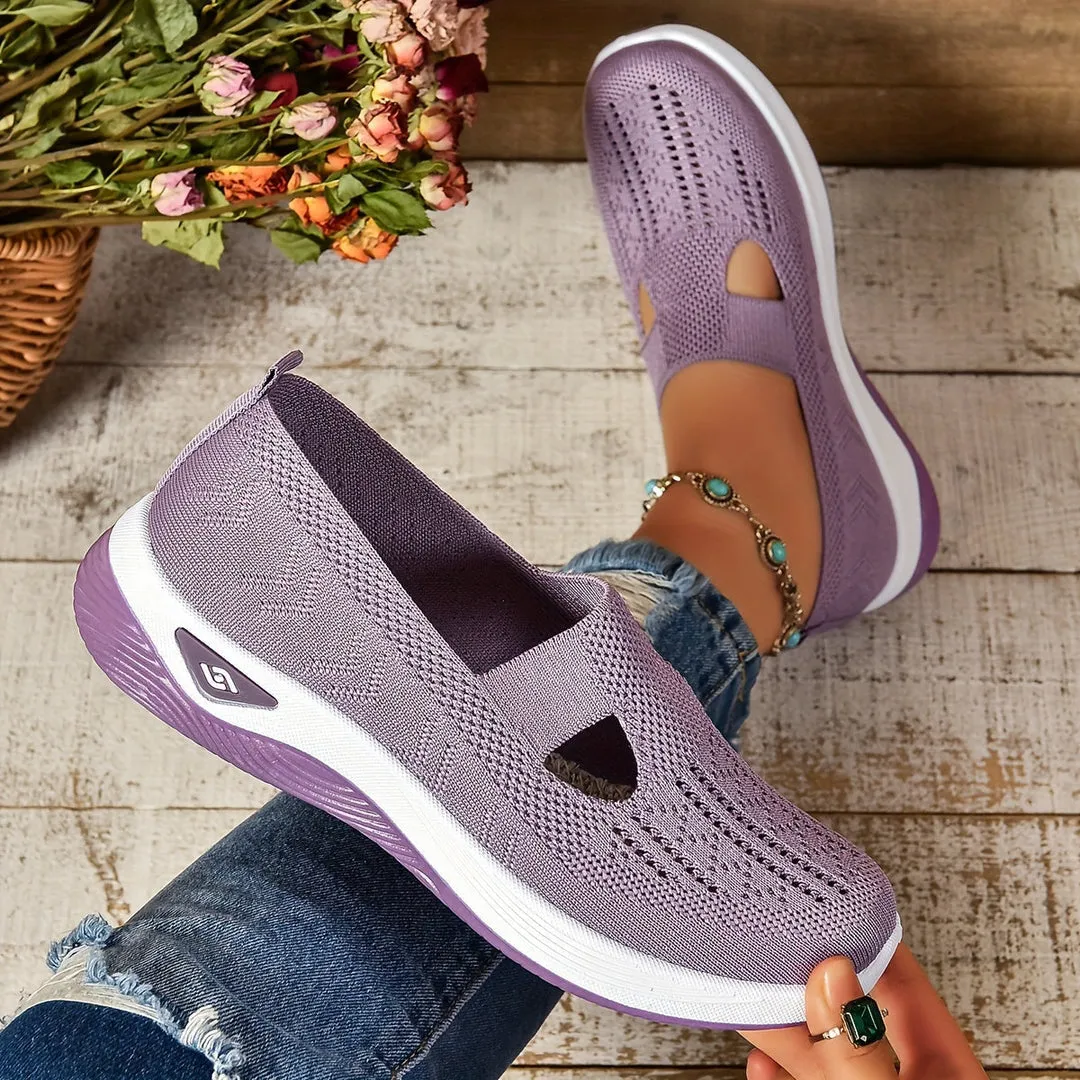 Molly | Womens Slip-On Knit Sneakers