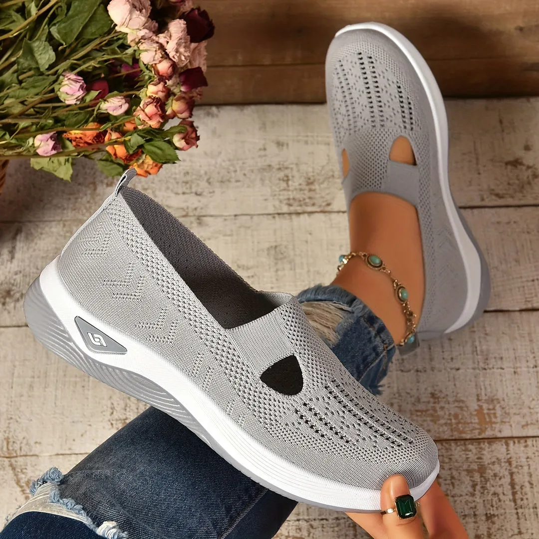 Molly | Womens Slip-On Knit Sneakers