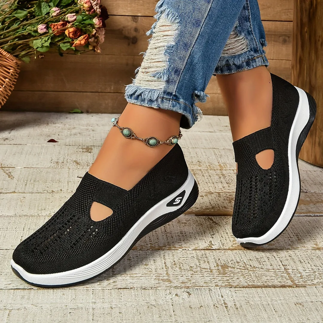 Molly | Womens Slip-On Knit Sneakers