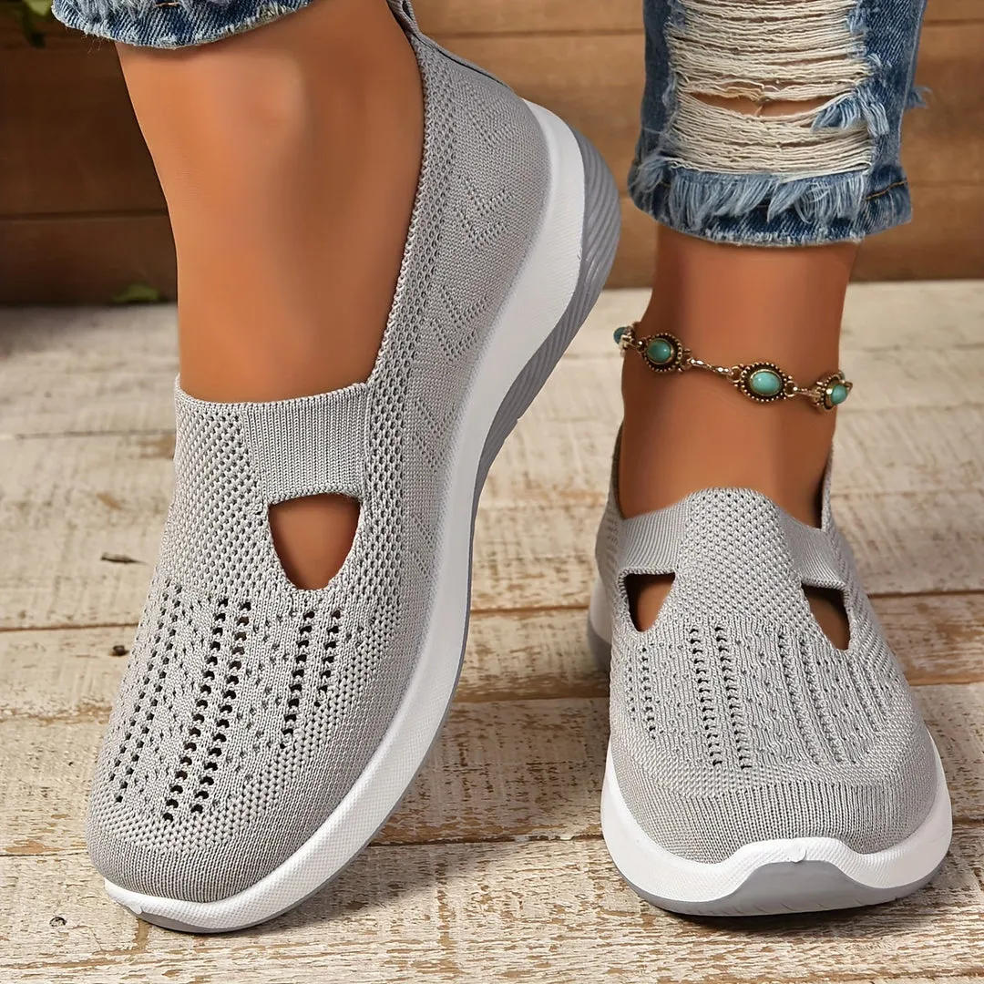Molly | Womens Slip-On Knit Sneakers