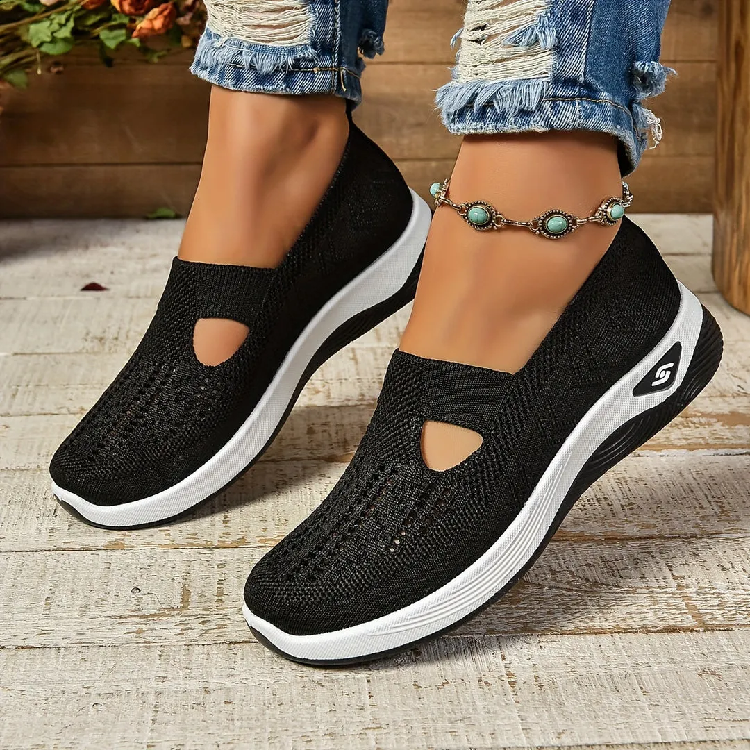 Molly | Womens Slip-On Knit Sneakers