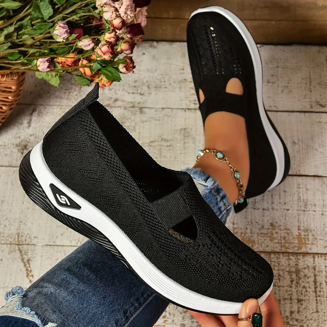 Molly | Womens Slip-On Knit Sneakers