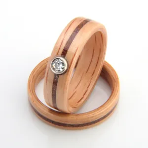 Oak, Stone & Moissanite Set