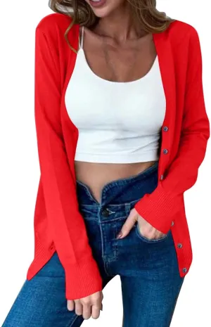 Plus Size Cardigan for Women Fall Fashion Lightweight Thin Sweaters Coats Long Sleeve Open Front Casual Clothes