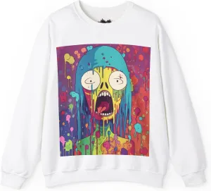 Psychedelic Unisex Sweatshirt, Matching Sneaker Shirt, Boyfriend Gift, Dad Birthday, Heavy Blend Crewneck, Gift for Him
