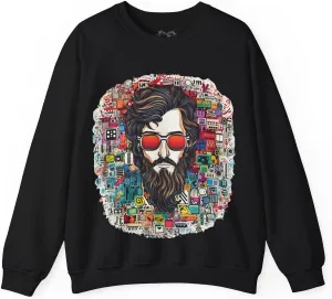 Psychedelic Unisex Sweatshirt, Matching Sneaker Shirt, Boyfriend Gift, Dad Birthday, Heavy Blend Crewneck, Gift For Him