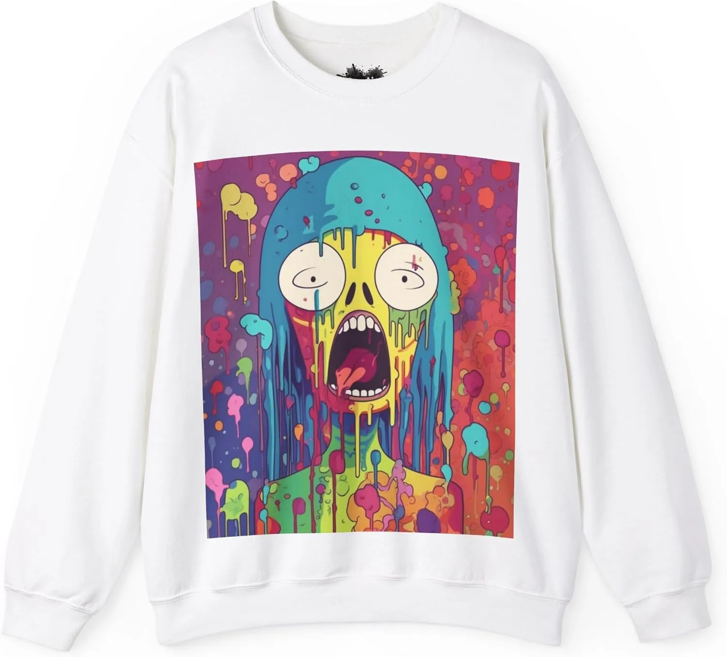 Psychedelic Unisex Sweatshirt, Matching Sneaker Shirt, Boyfriend Gift, Dad Birthday, Heavy Blend Crewneck, Gift for Him