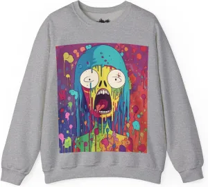 Psychedelic Unisex Sweatshirt, Matching Sneaker Shirt, Boyfriend Gift, Dad Birthday, Heavy Blend Crewneck, Gift for Him