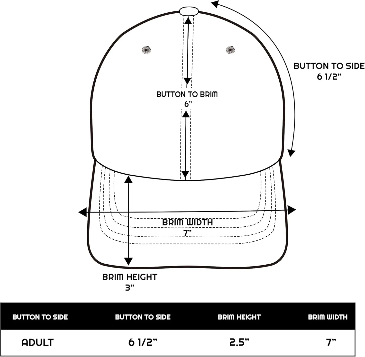 Regular Baseball Cap for Men & Women | Adjustable Plain Hat for Sun Protection, Unisex Classic Sports Cap with Custom Fit