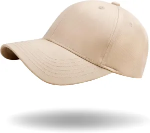 Regular Baseball Cap for Men & Women | Adjustable Plain Hat for Sun Protection, Unisex Classic Sports Cap with Custom Fit