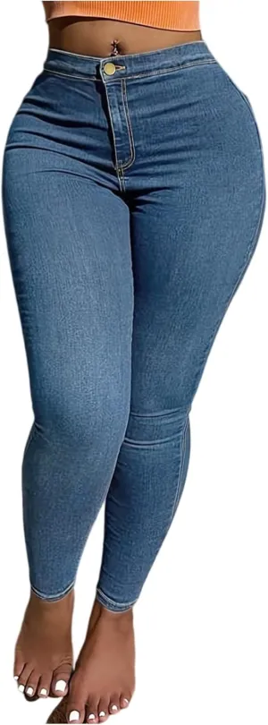 Skinny Jeans for Women High Waist Tummy Control Denim Pants Slim Butt Lifting Jeans Y2K Sexy Shaping Jean Joggers