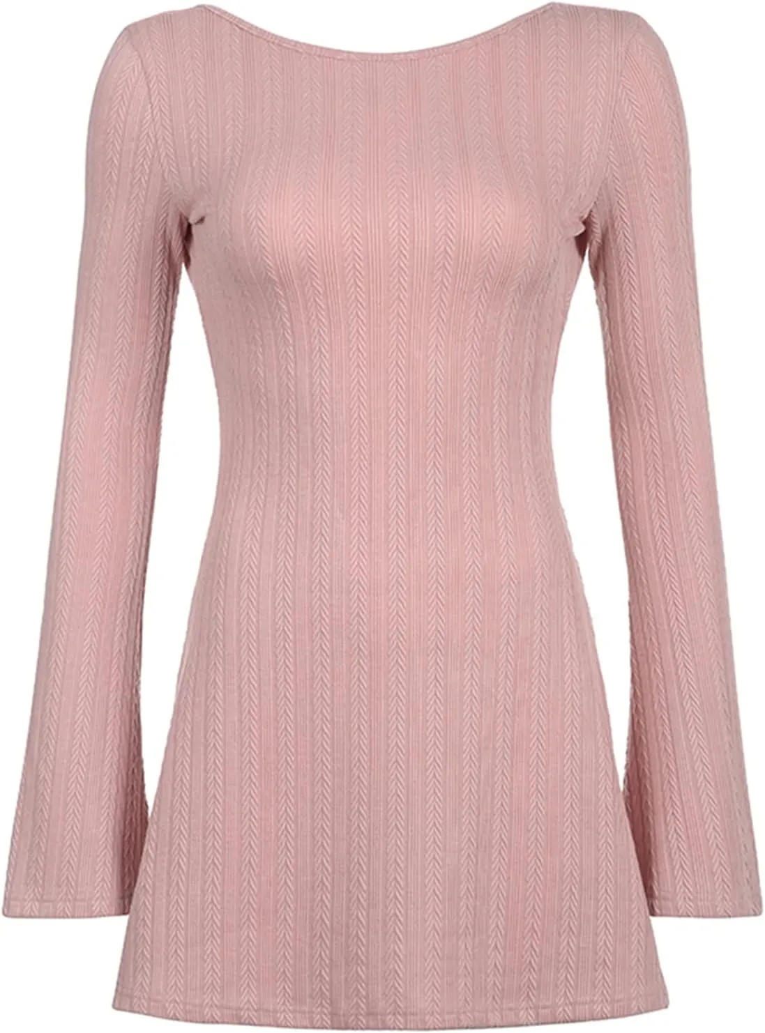 SOLILOQUY Women Gothic Dress Punk Off Shoulder Striped Knit Dress Y2k Fairy Grunge Dress Halloween Dark Academia Clothes