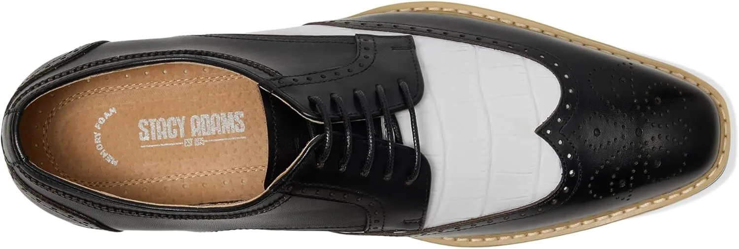 STACY ADAMS Men's Beaumont Wing Tip Lace-up Oxford
